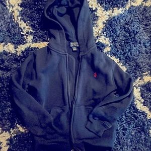 Polo Ralph Lauren navy blue hoodie size 5